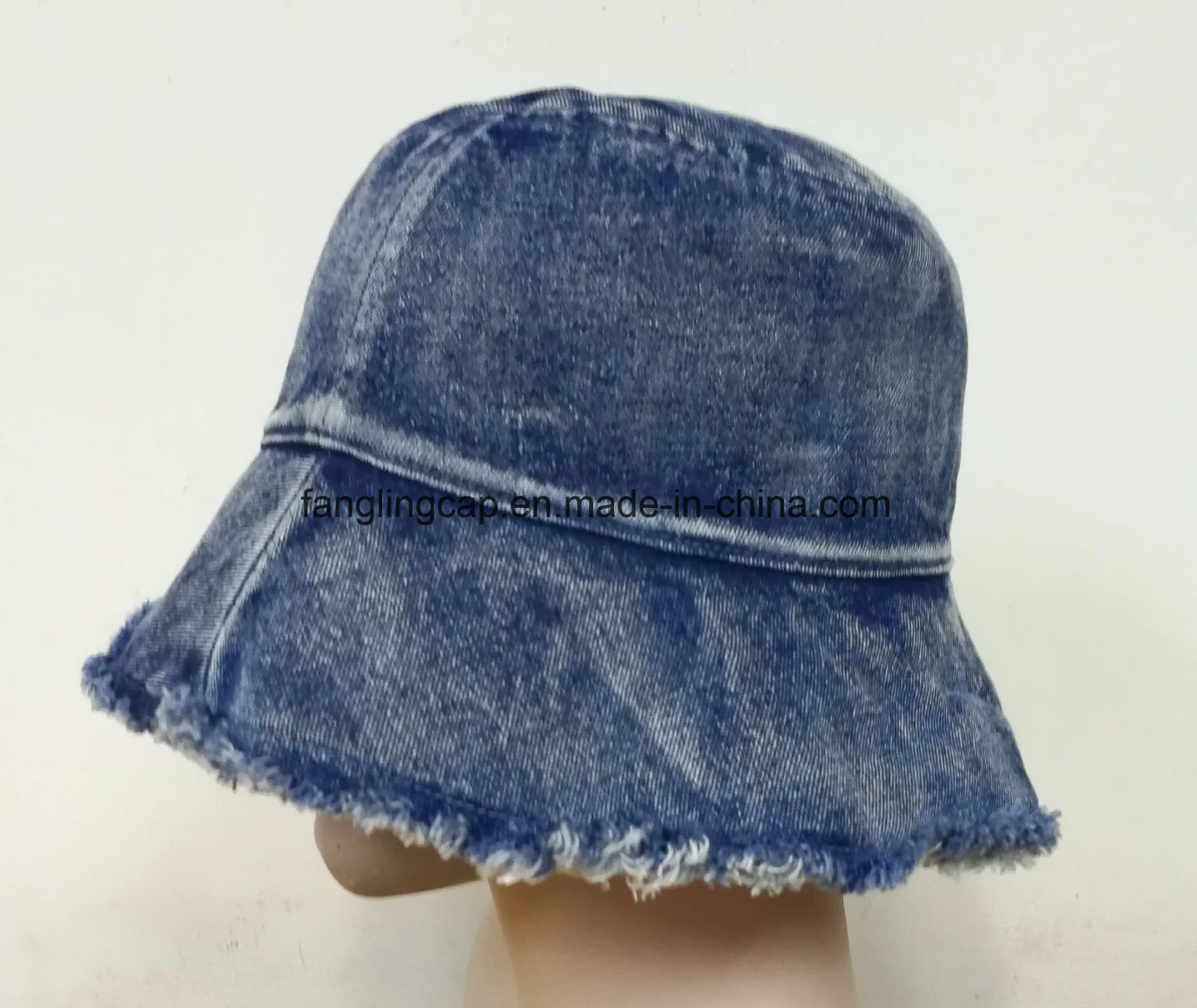 Stone Washed Denim Bucket Hat