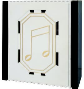 Square 2 Color Mechanical Dingdong Doorbell