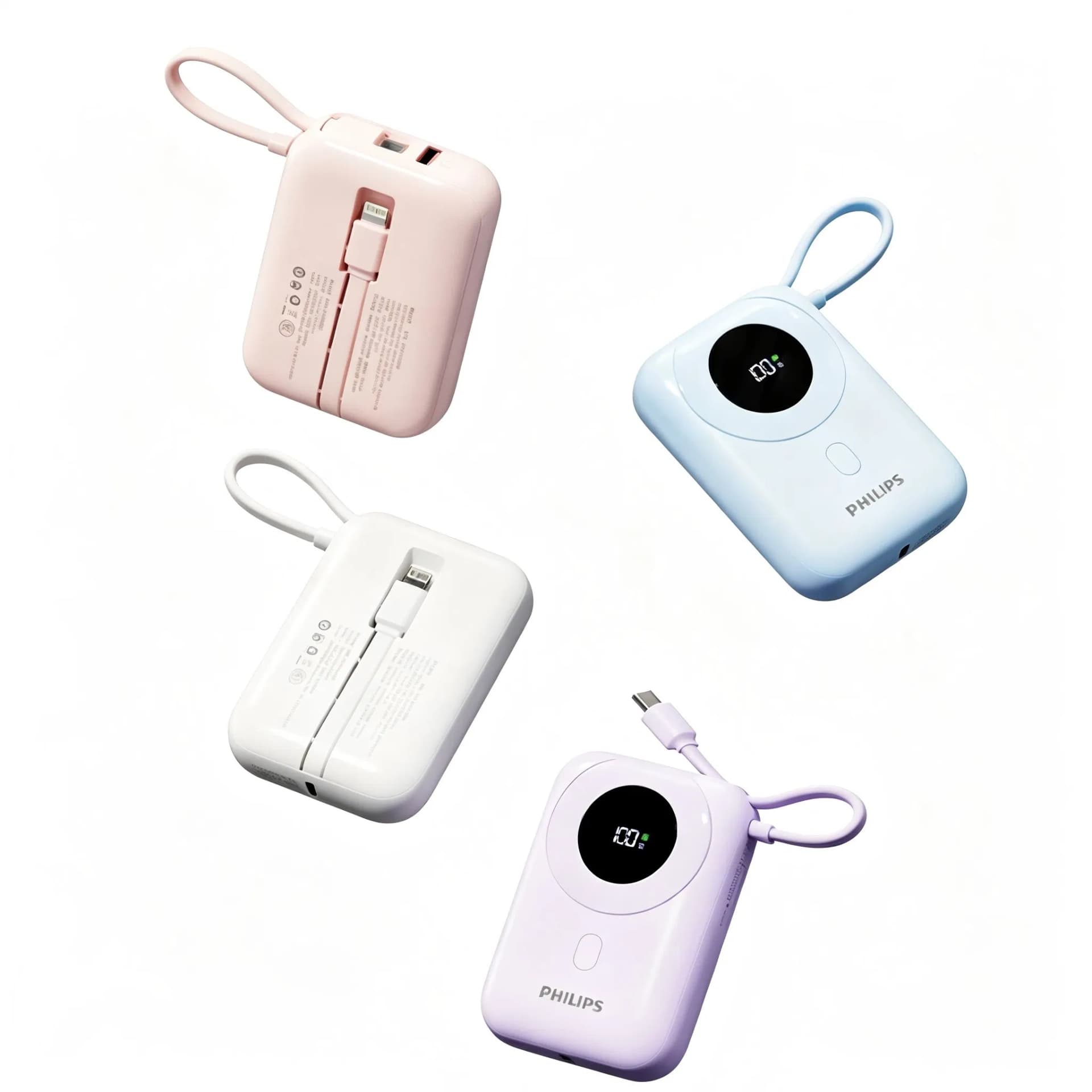 Flp-DLP2208 Dual Built-in Cables Power Bank