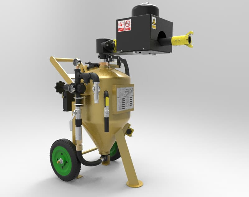 Dust Sand Blasting Machine, Sand Blast Pot