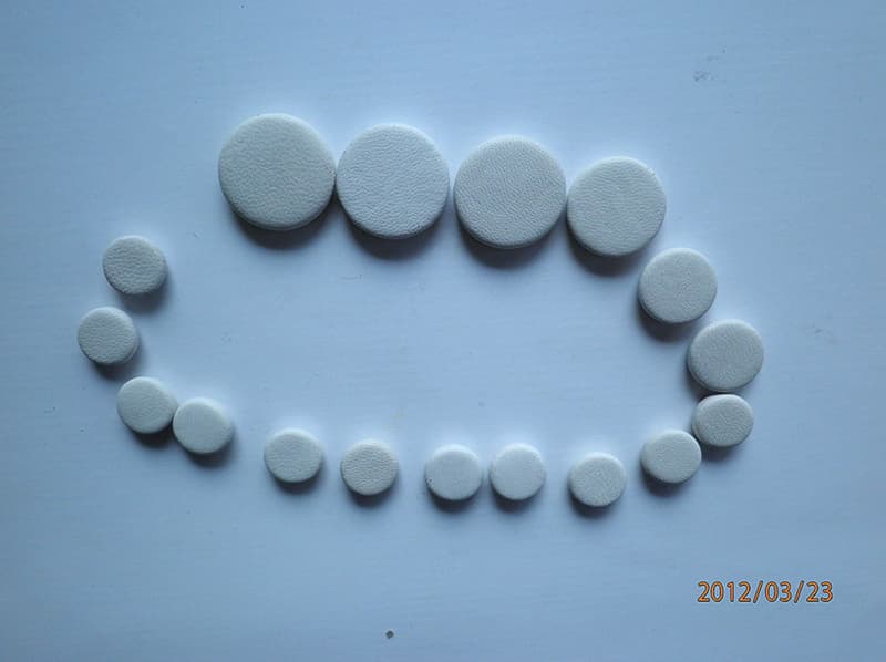 White Leather Clarinet Pads
