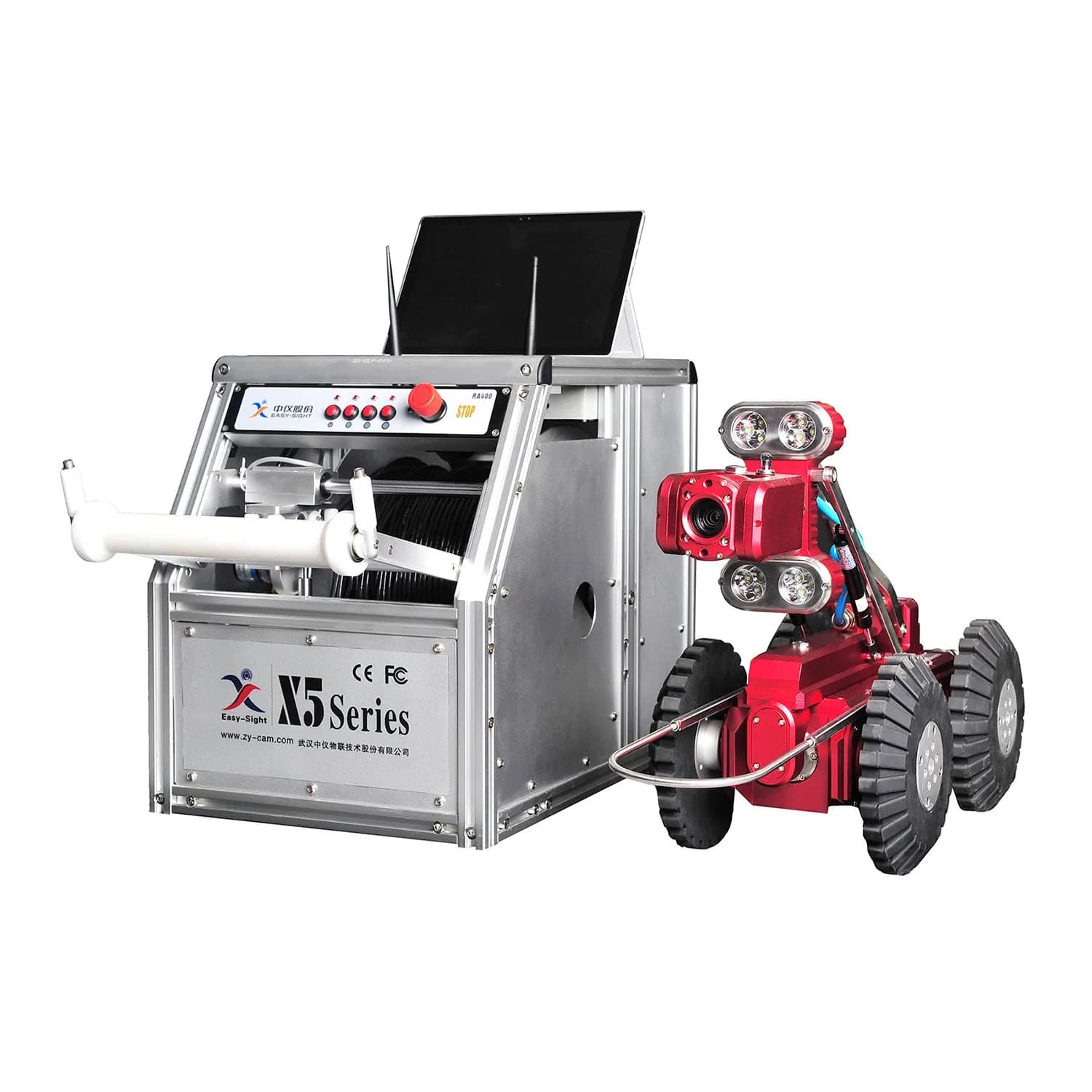 Industrial CCTV Pipeline Inspection Robot