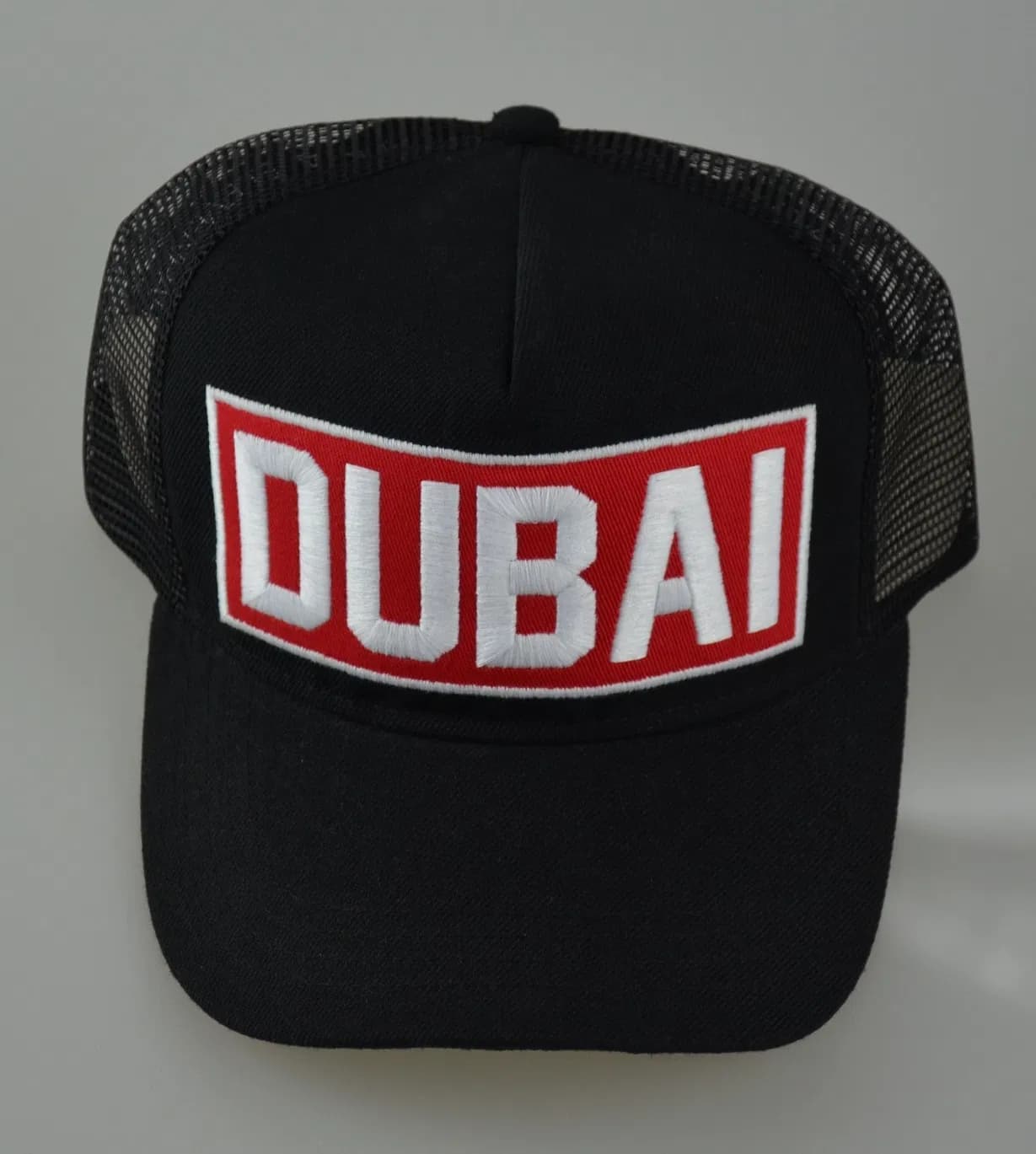 Five Panel Embroidery Path Logo Trucker Hat