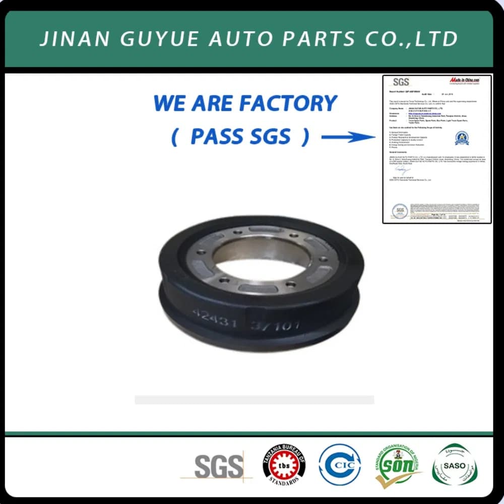 43512-37101 Brake Drum Used for Hino300