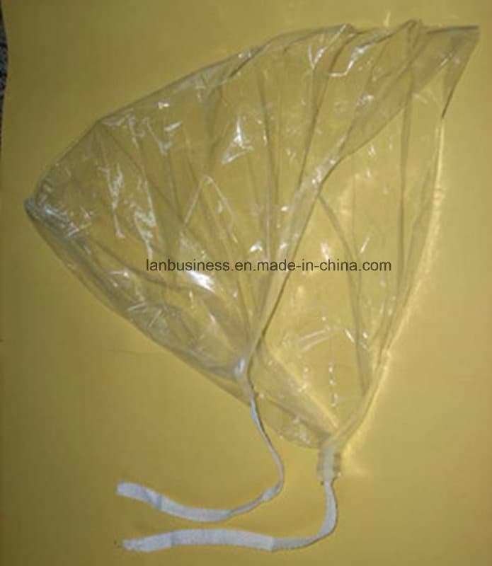 PE Transparent Rain Hat for Bike