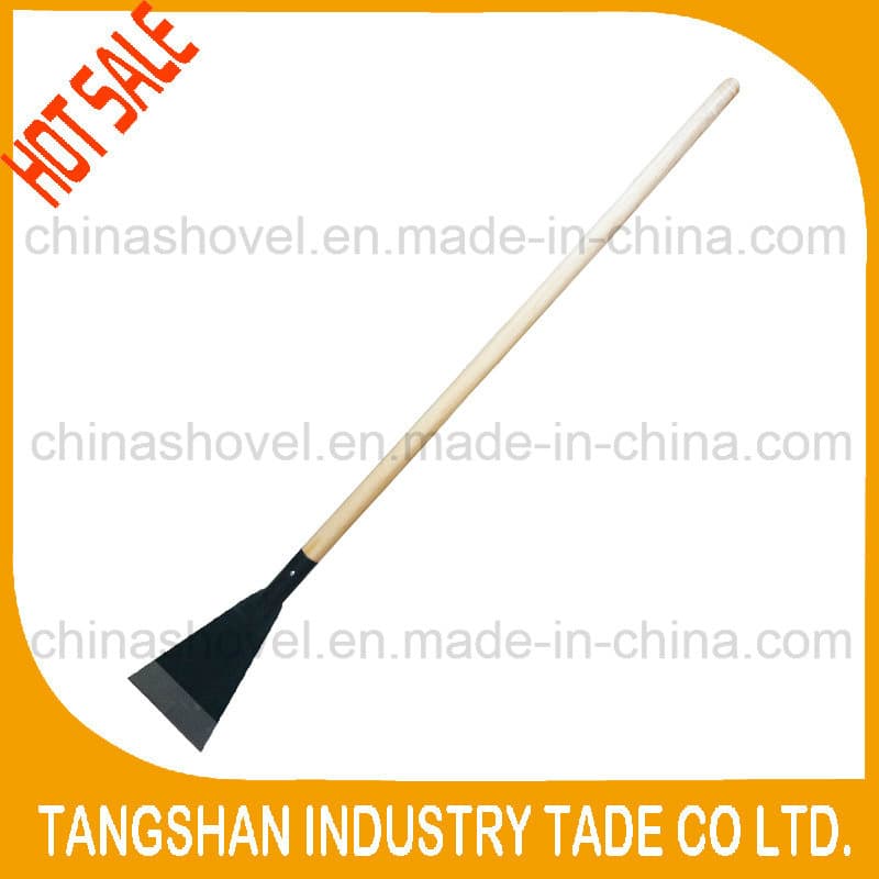 Long Wood Handle Fordged Steel Ice Spade