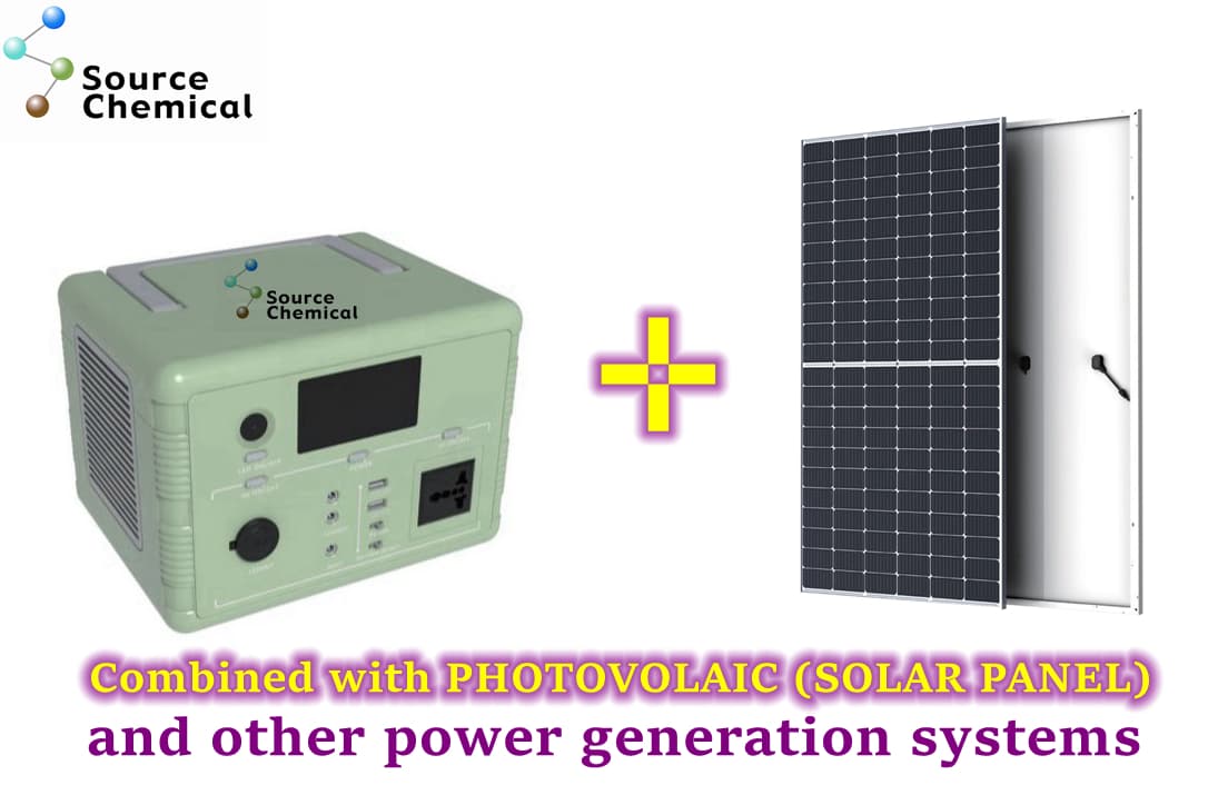 Portable Power Station with Solar Panel