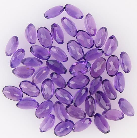 Amethyst - Natural Gemstone (OV3x5)