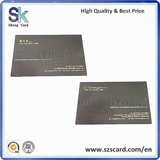 2015 Custoomized Metal Name Card