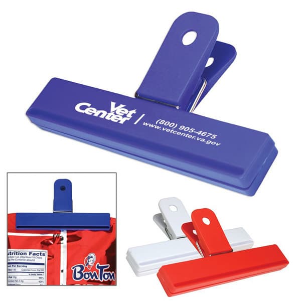 Promotional 6" Plastic Bag Clip