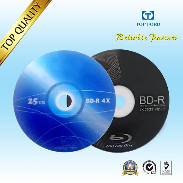 Blank Bluray Disc 25GB 6X