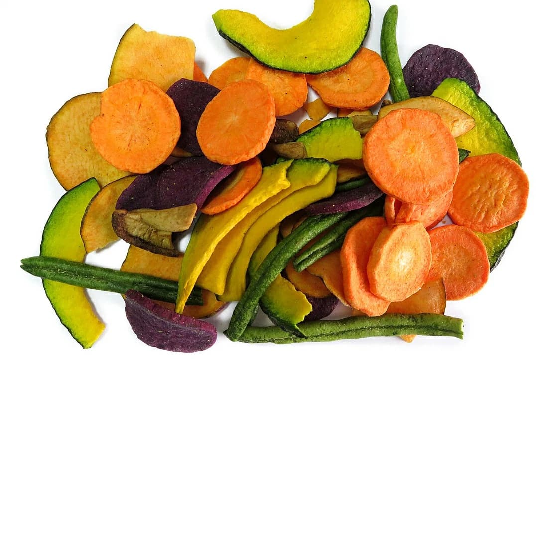 Vacuum Frying Mixed Vegetables Chips