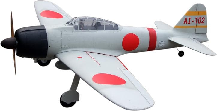 RC Plane Model A6m2b Zero Fighter 21#
