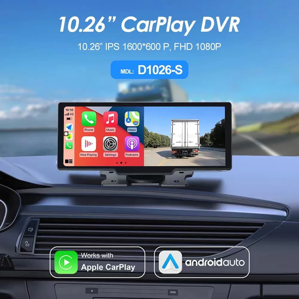Display 4K Smart Screen Car Dash Cam