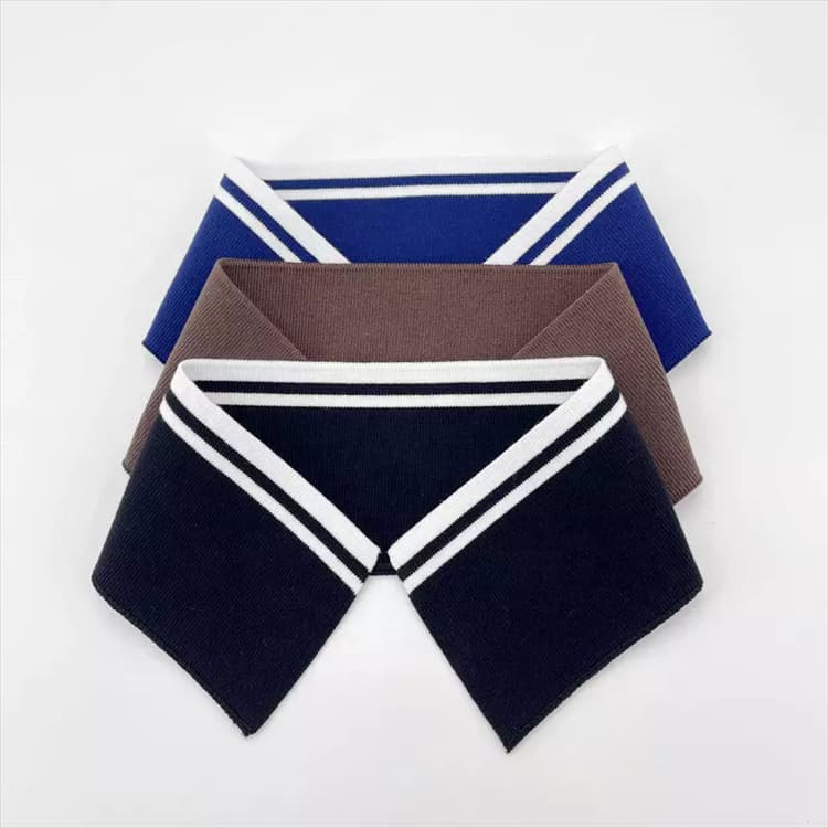 Custom Best Knitted Rib Cotton Collar