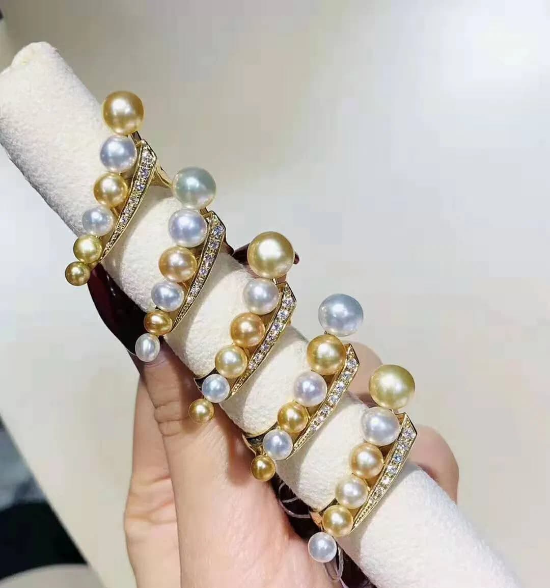 Freshwater Pearl Ring Fancy Design