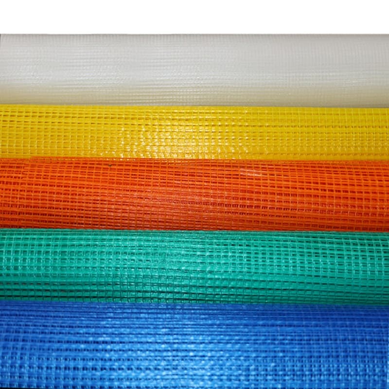 Orange Color Fiberglass Mesh