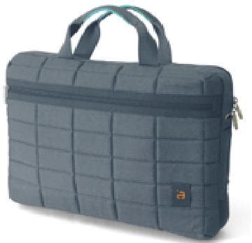 Canvas Quilted Laptop Sleeve Bag (27819)