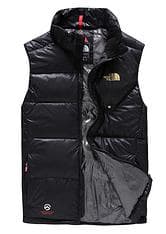 Black Winter Vest Warm Down Jacket