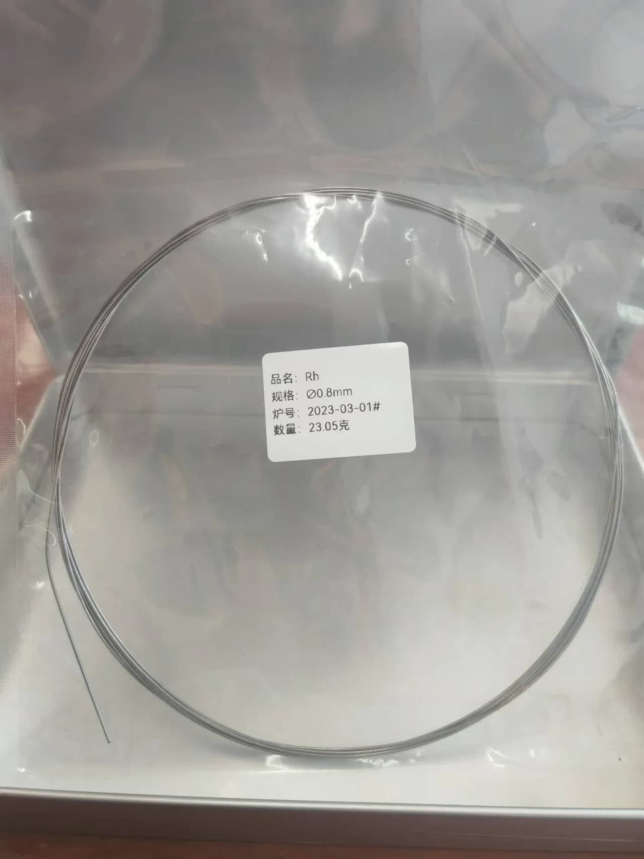 Pure Rhodium Wire Metal Rhodium