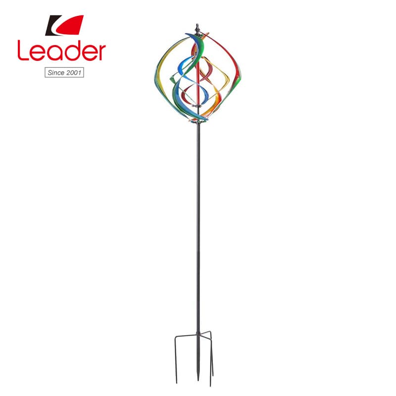 Multi-Color Vertical Helix Wind Spinner