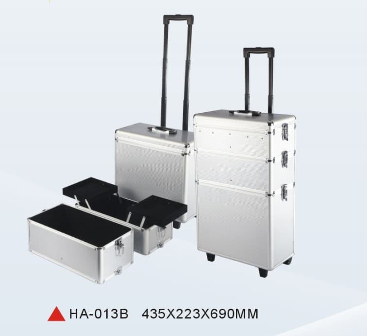 Aluminum Trolley Luggage Case (HA-013B)