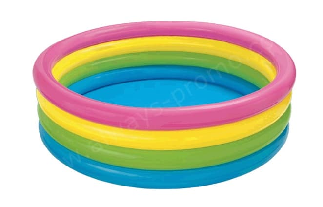 Colorful Four-Ring PVC Swimming Pool
