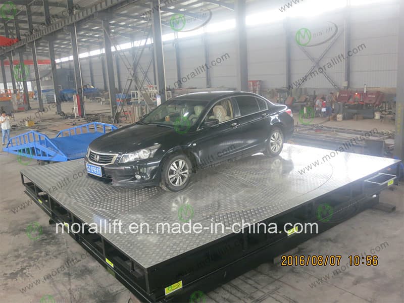 Car Turn Lift with Rotating Table