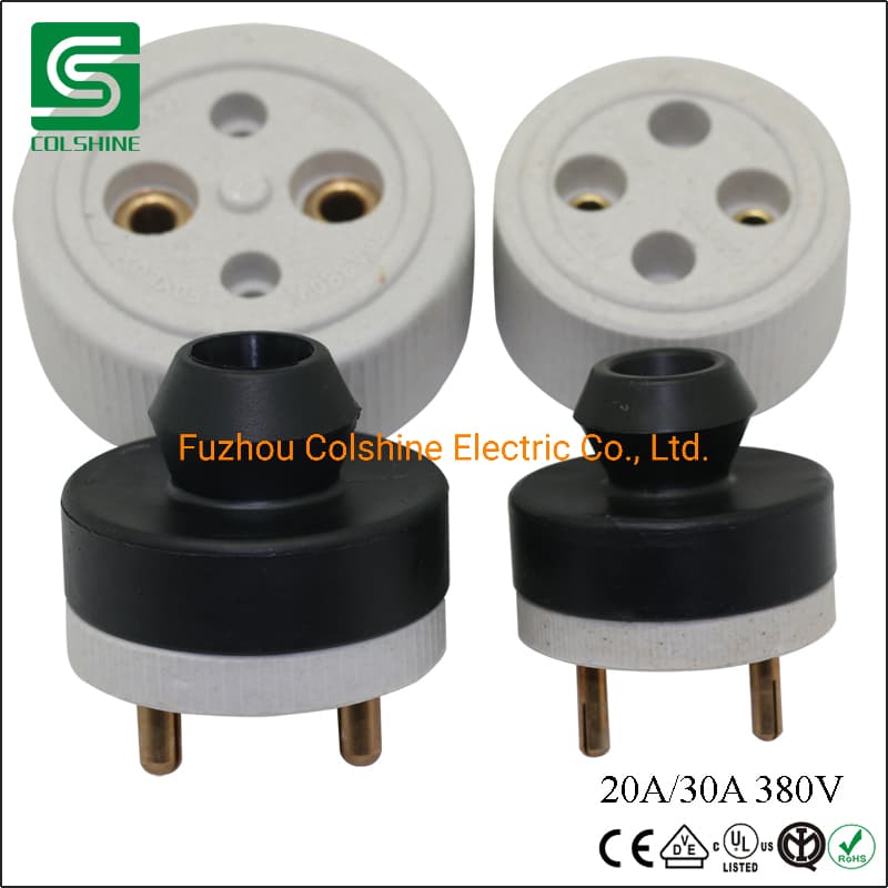 Brazil Porcelain Industrial Plug 20A