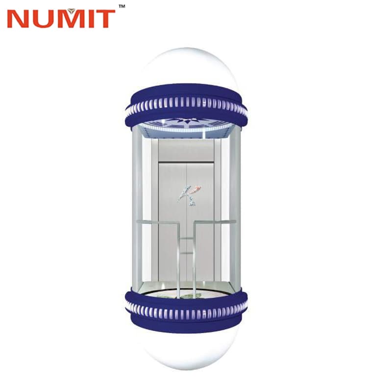 Half Round Glass Observation Elevator