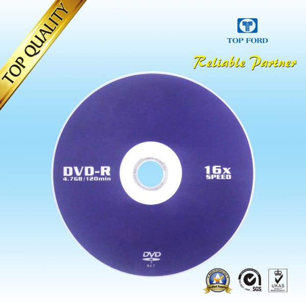 Blank DVDR 4.7GB 16x Disc
