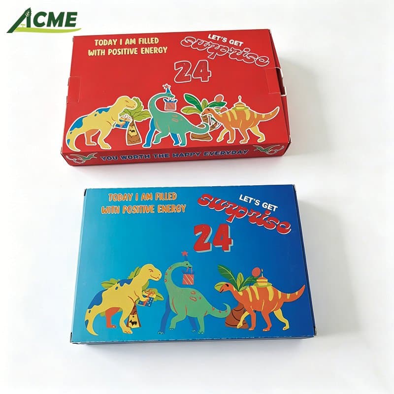 24 Days Surprise Advent Calendar Gift Box (Custom Printed)