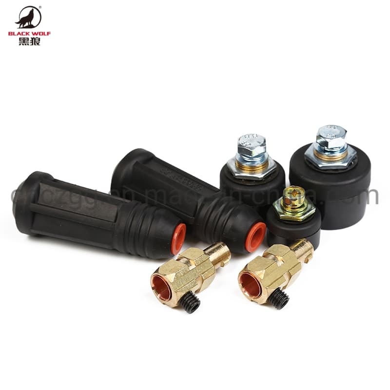 Black Wolf TIG Welding Torch Connector Female 10-25 Cable Plug Socket Panel