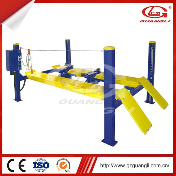 China Professional Maufacturer High Quality Ce Approved Four Post Car Lift for Sale