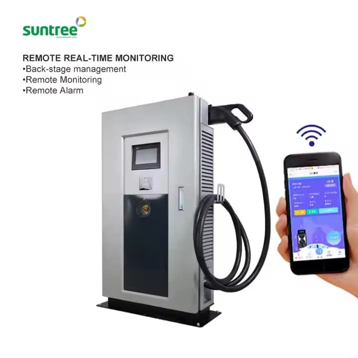 Factory Wholesale EV Charger Three Phase Charger Car 30kw Fast Charging Station EV Charger with 7 Inch Screen