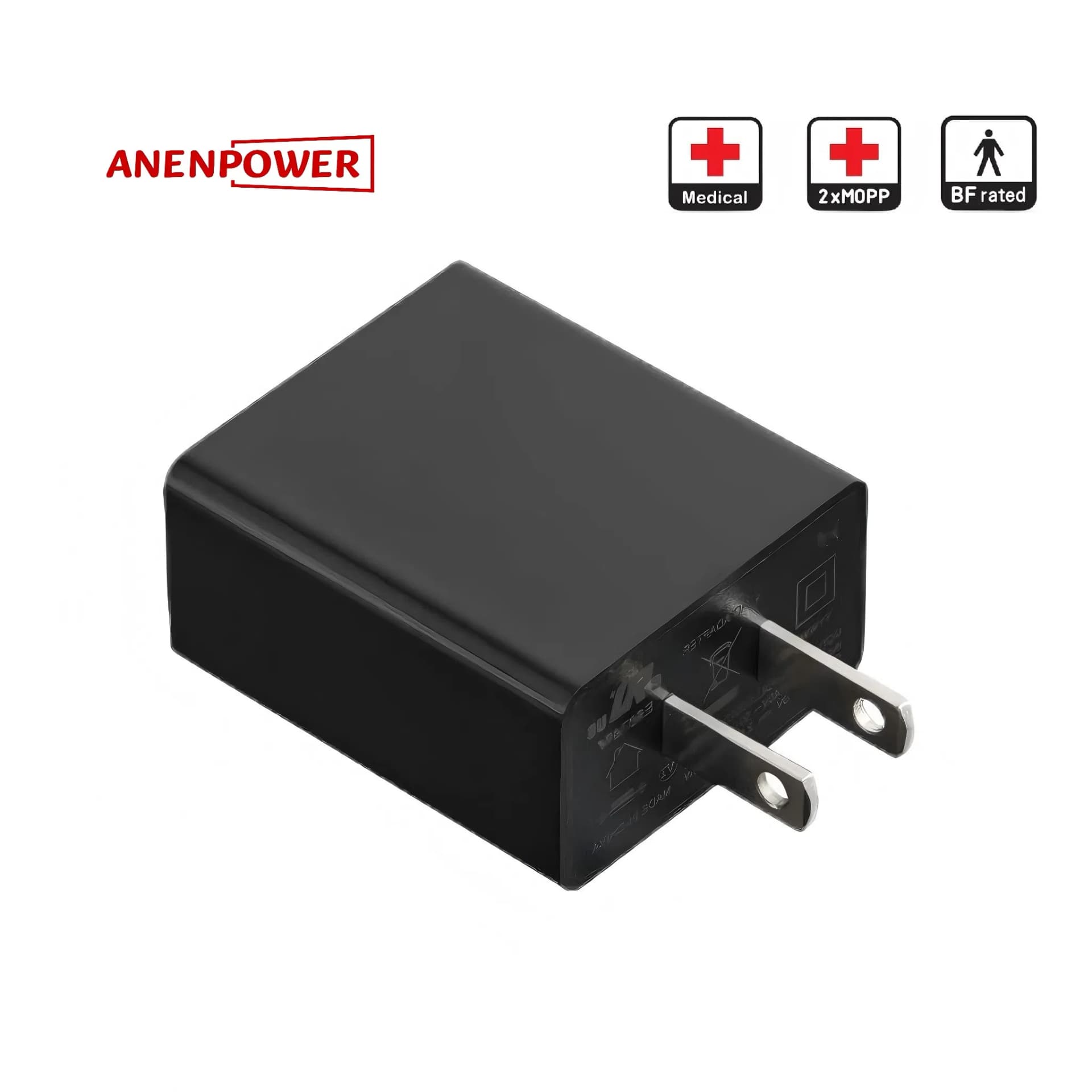 UL 60601-1 Certified 5V 1A Us Plug Medical Charger for Vital Sign Monitors