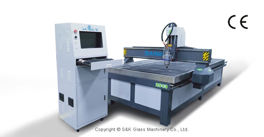 Sanken Precision Glass Engraving CNC Machine for High-Quality Designs