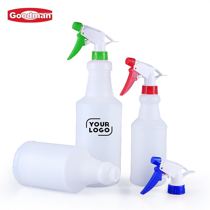 500ml Custom Logo HDPE Spray Bottles for Cleaning Solutions Home Plastic Spray Bottle