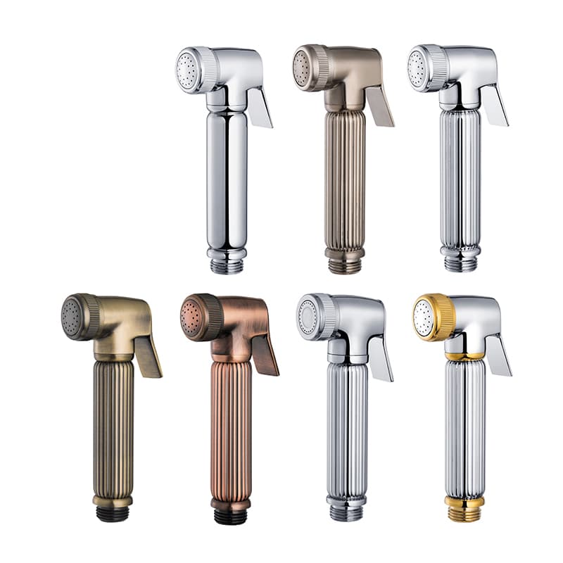 Factory Wall Mounted Adjustable Toilet Sprayer Jet Faucet Valve Toilet Bidet Sprayer