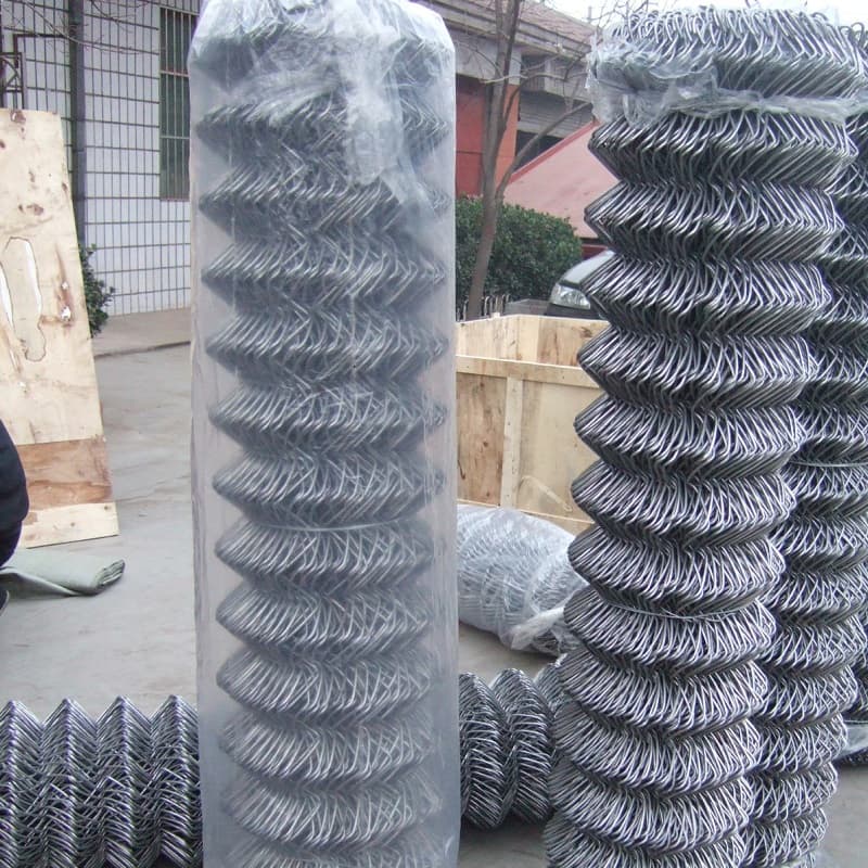 1.2m Width Galvanized Chain Link Fence Diamond Mesh Fences