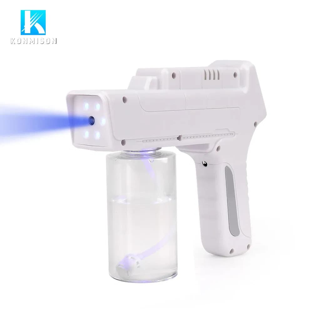 Portable Wireless Blue Ray Nano Disinfection Spray Gun Disinfectant Sprayer
