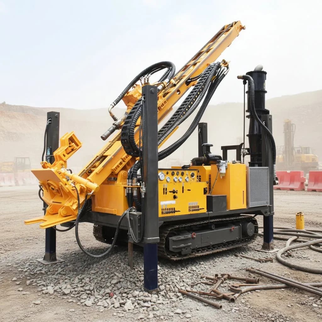 Stable Automatic Reverse Circulation Water Well Drilling Rig Machine for Groundwater Mining