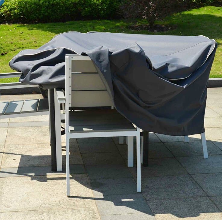 2026 New Design Waterproof Windproof Customized Outdoor Furniture Cover Set Table Cover
