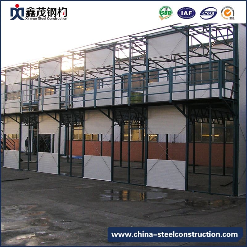 Steel Construction for Prefabricated House Supplied Directly From Manufacturer