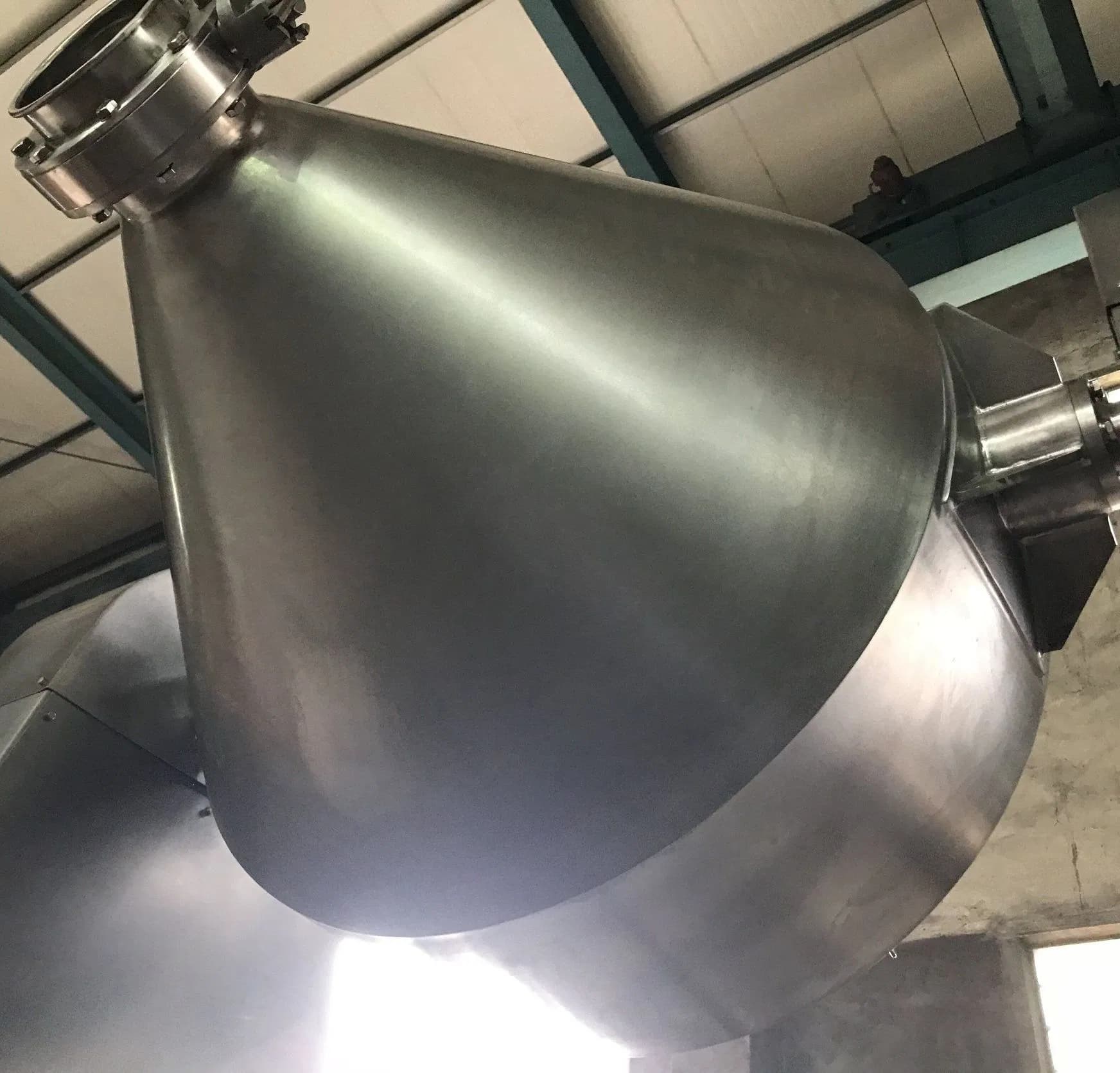 Advanced 200L Double Cone Mixer for Pharmaceutical Dry Powders