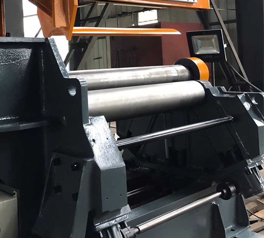 Durable CNC Four-Roll Plate Rolling Machine for Efficient Metal Shaping
