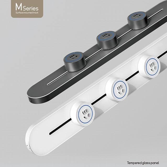 Track System Socket with Removable Adapter Rated 32A for Safe Use