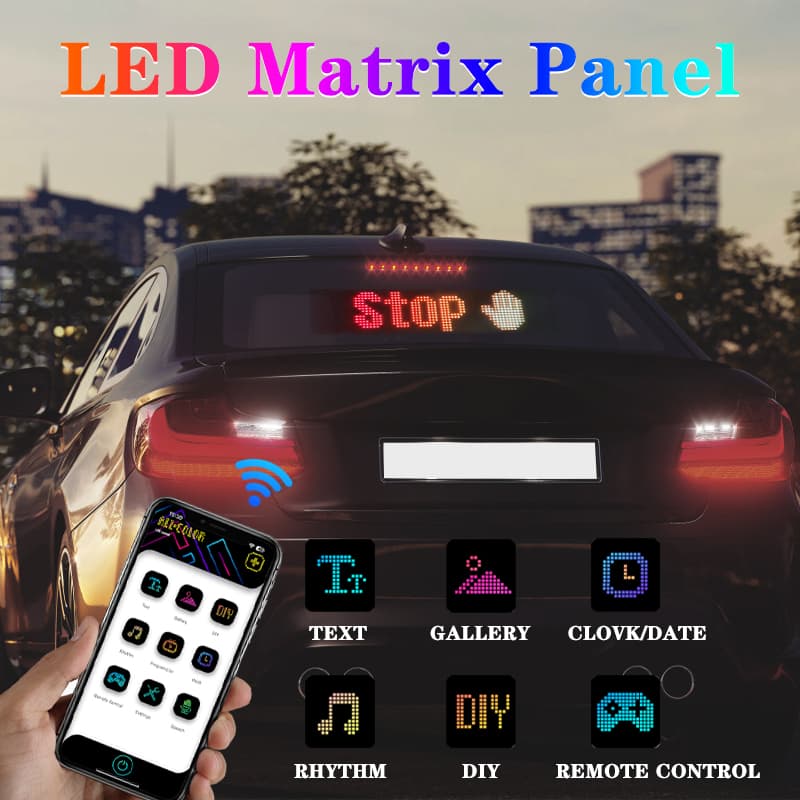 DIY-Friendly LED Screen Lamp with Strong Adhesive Backing