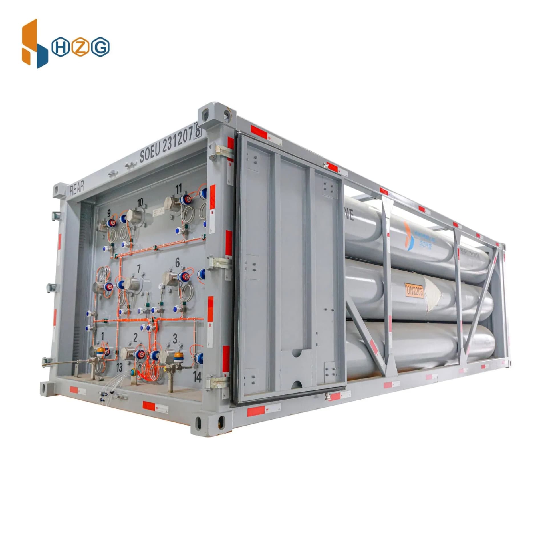 High Purity Solar Grade 6n 99.9999% 7803-62-5 Silane Gas