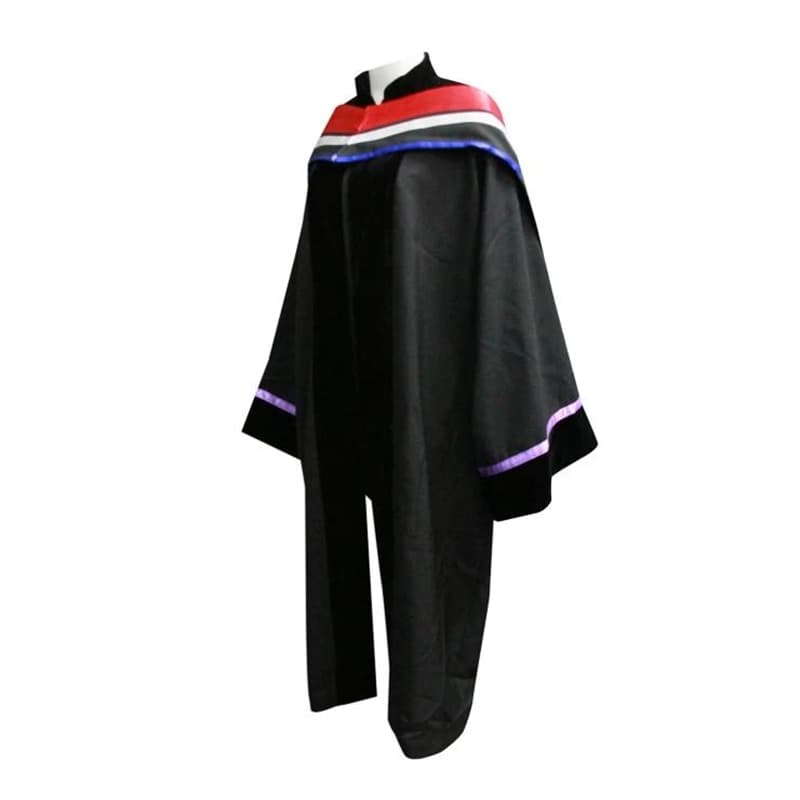Classic School Graduation Gowns for Graduate Student Uniform Set